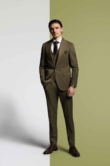 Olivengrün Suit
