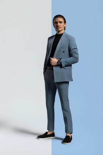 Anzug hellblau Nils – | Bellino Moda