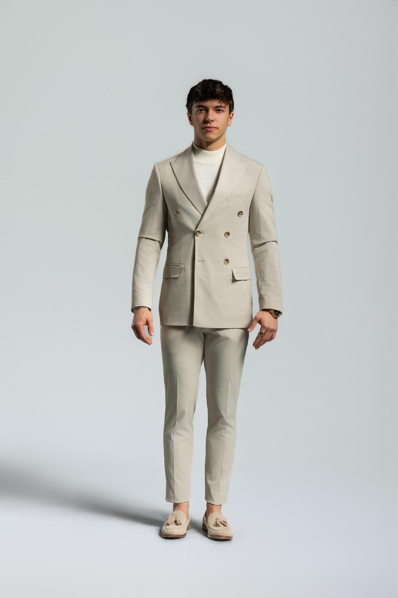 anzug mike beige – | Bellino Moda