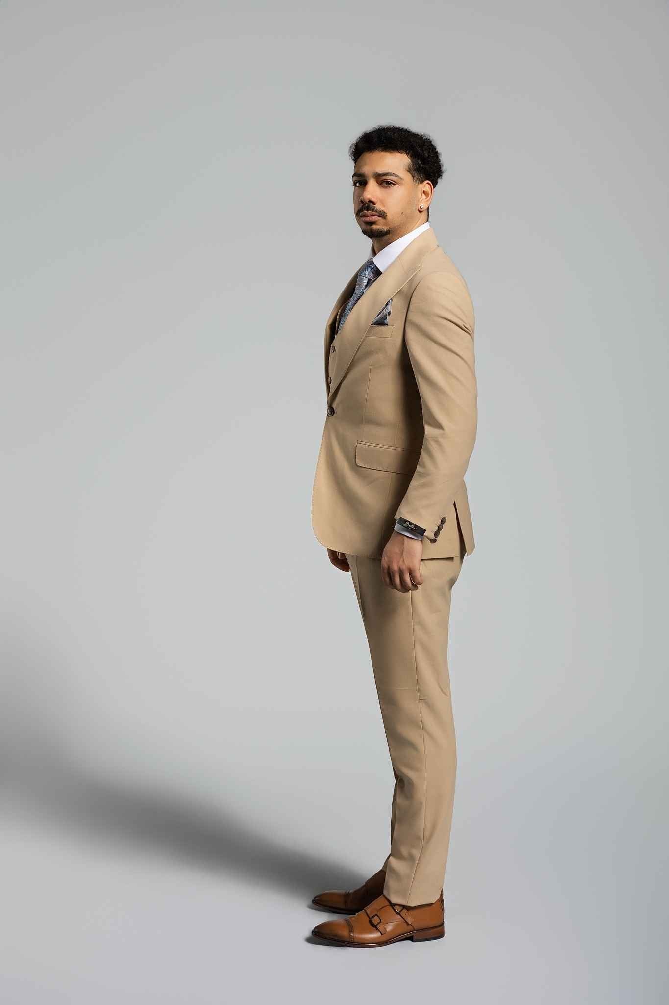 Beige Suit – | Bellino Moda