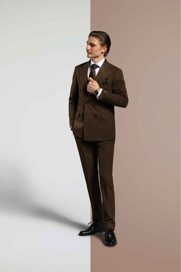 Brauen Bussines Suit – | Bellino Moda