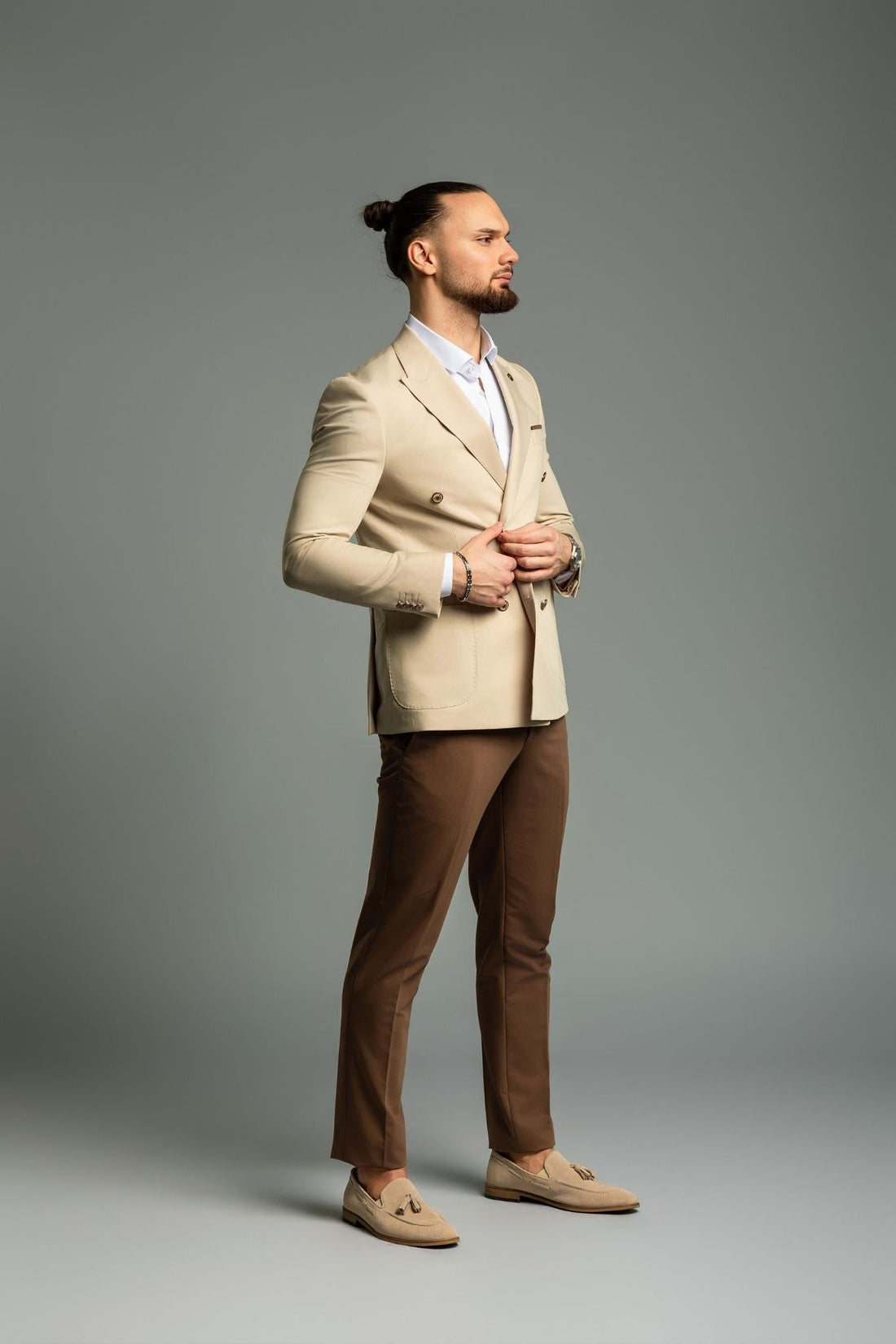 Business Suit beige – | Bellino Moda