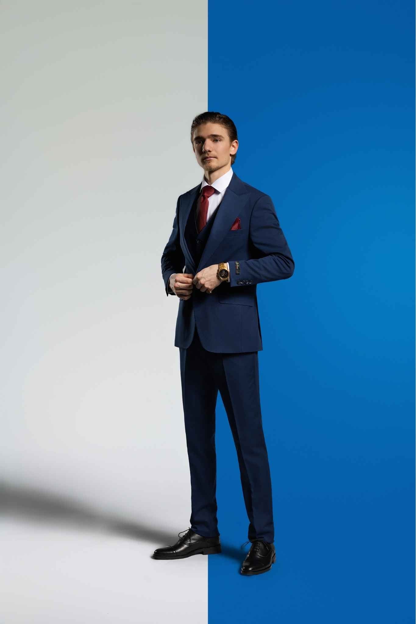 Business Suit dunkelblau – | Bellino Moda