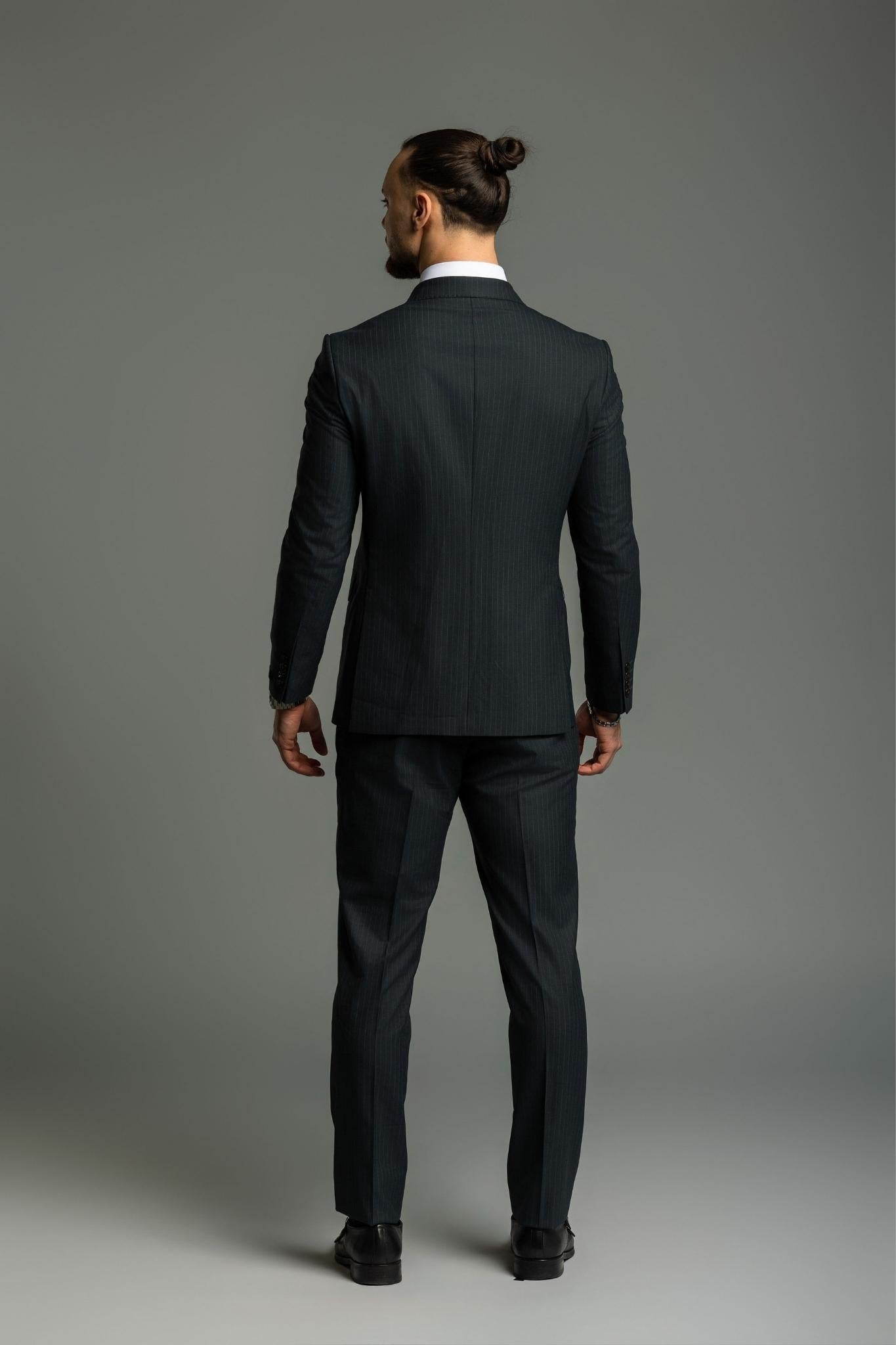 Business Suit dunkelgrün – | Bellino Moda