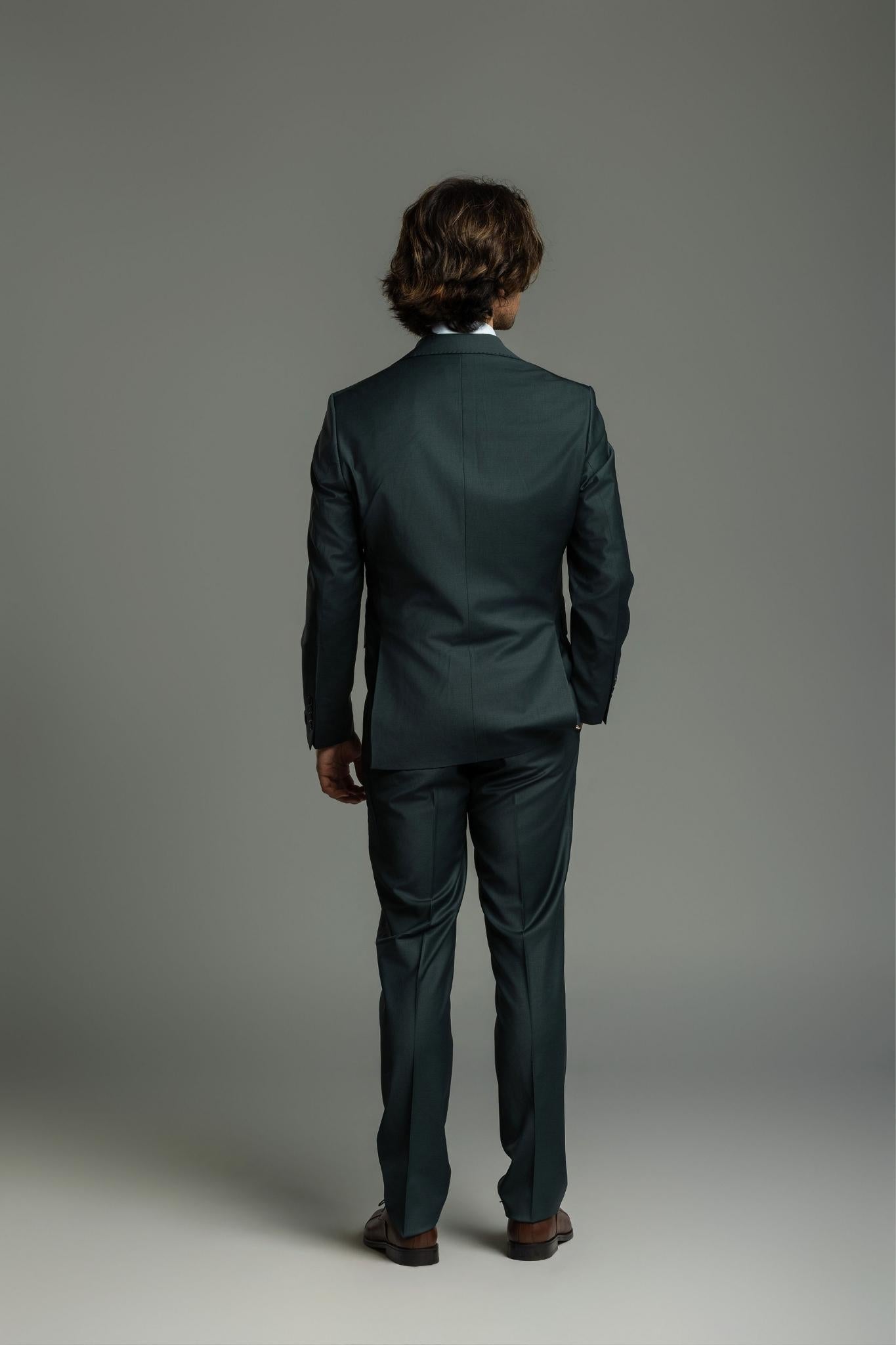 Business Suit dunkelgrün – | Bellino Moda