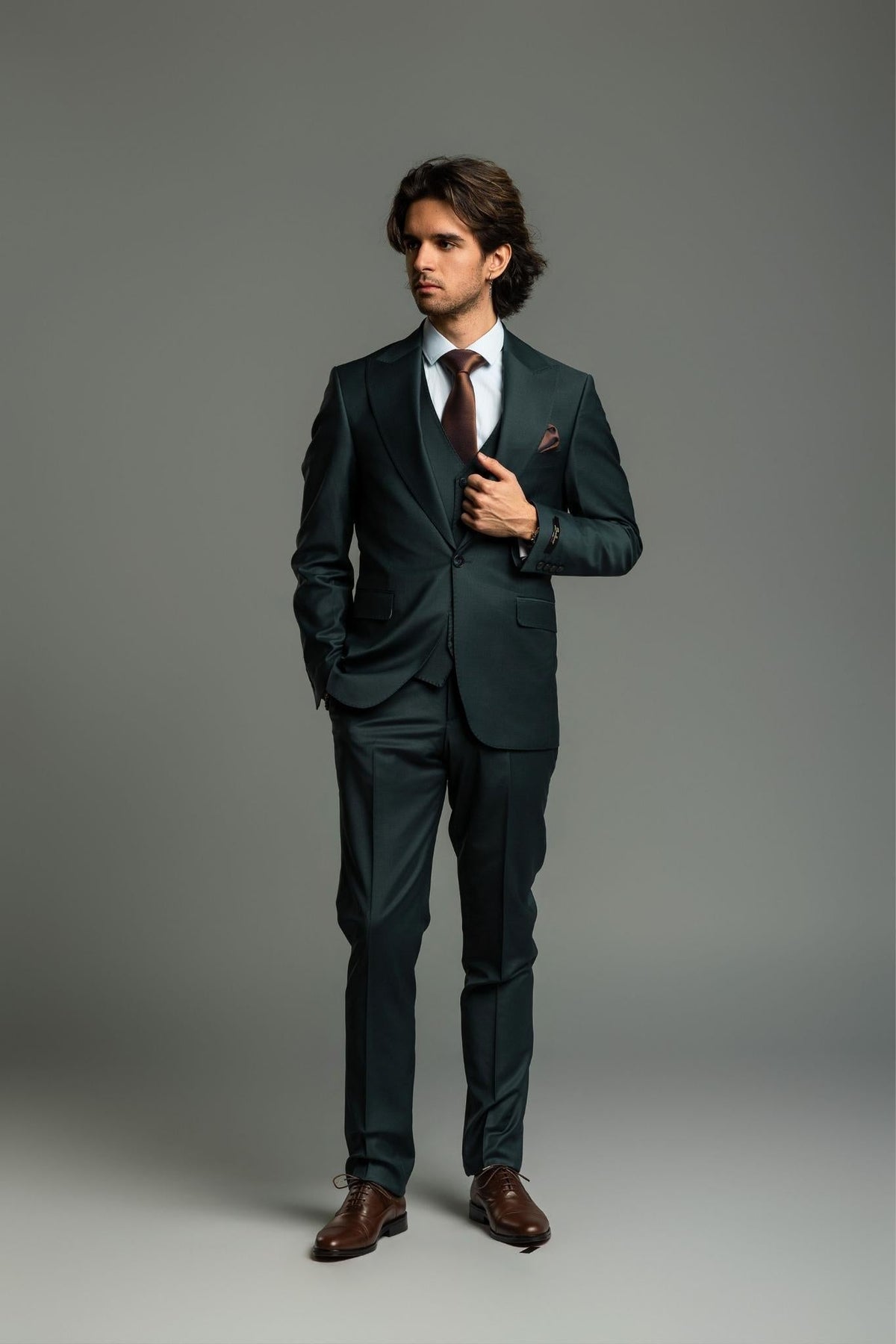 Business Suit dunkelgrün
