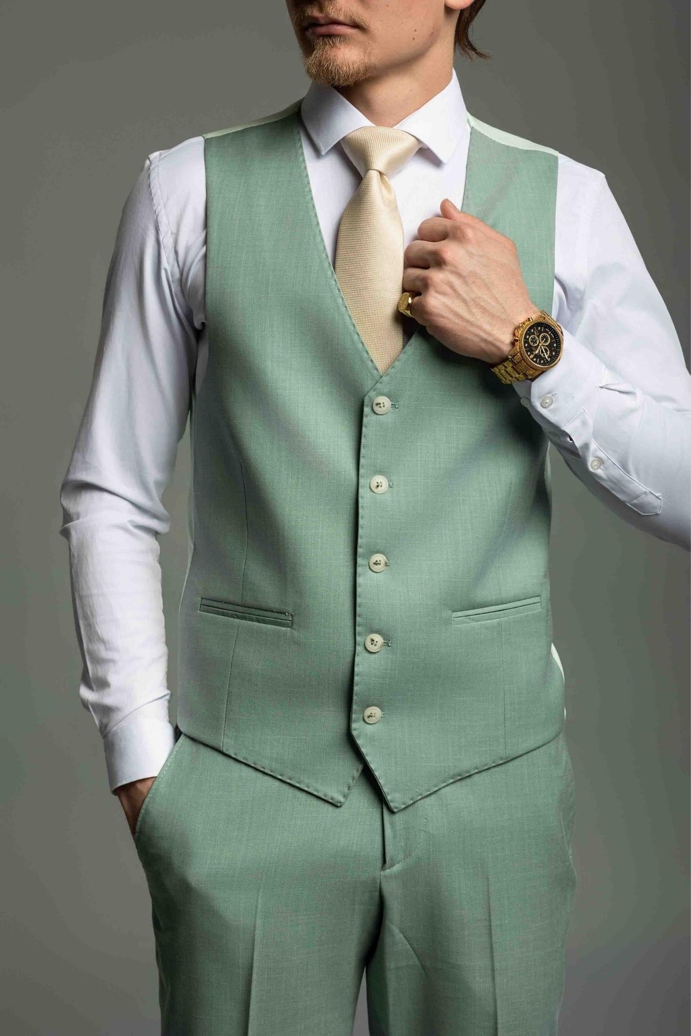 Business Suit hellgrün – | Bellino Moda