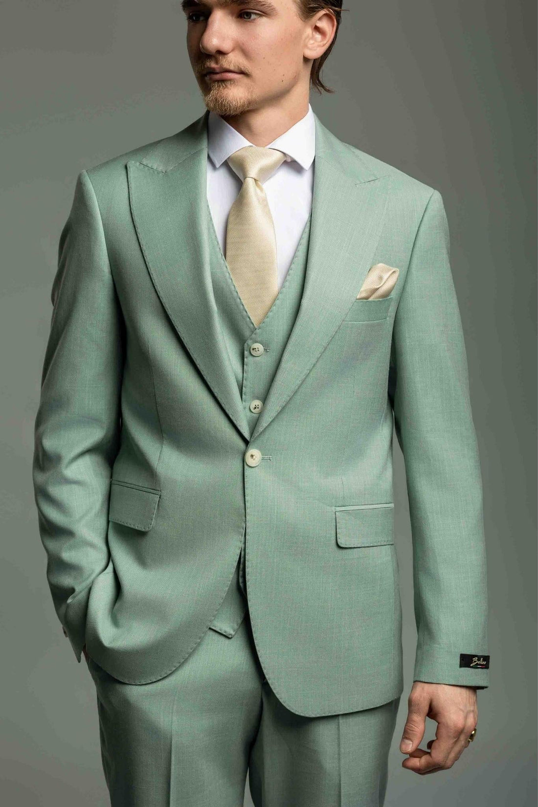Business Suit hellgrün – | Bellino Moda