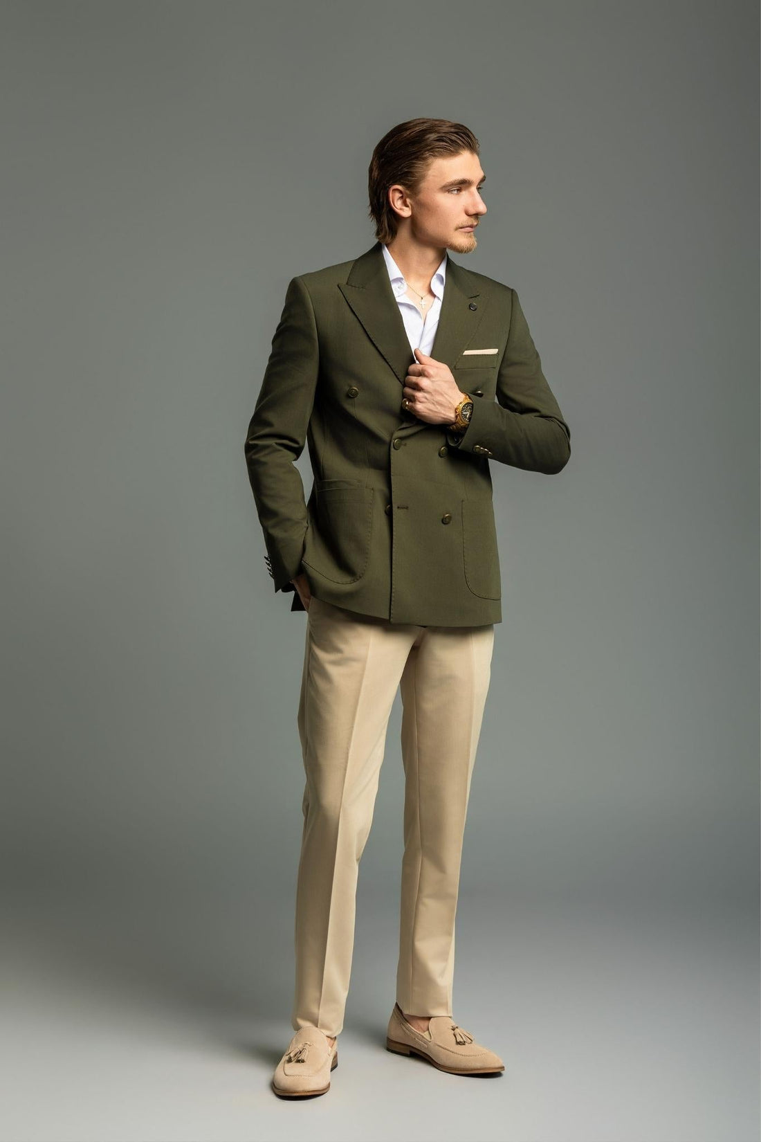 Business Suit spinatgrün – | Bellino Moda