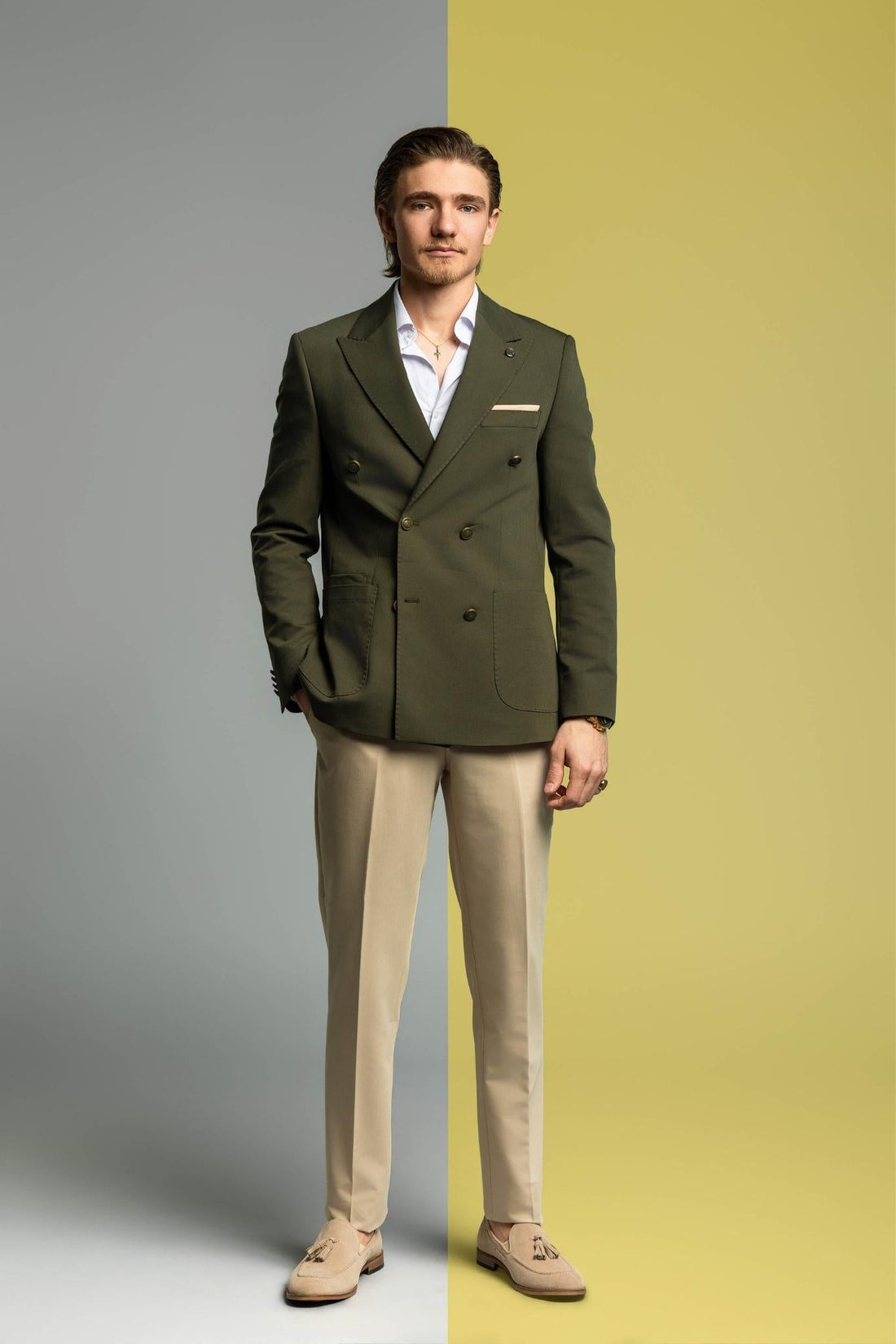 Business Suit spinatgrün – | Bellino Moda