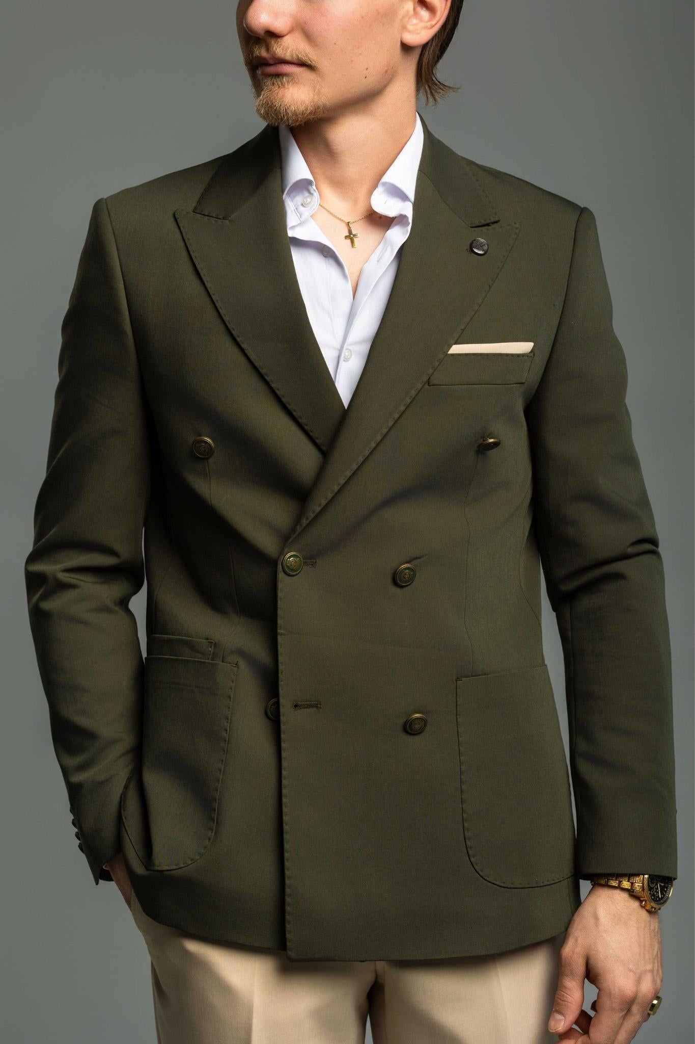 Business Suit spinatgrün – | Bellino Moda