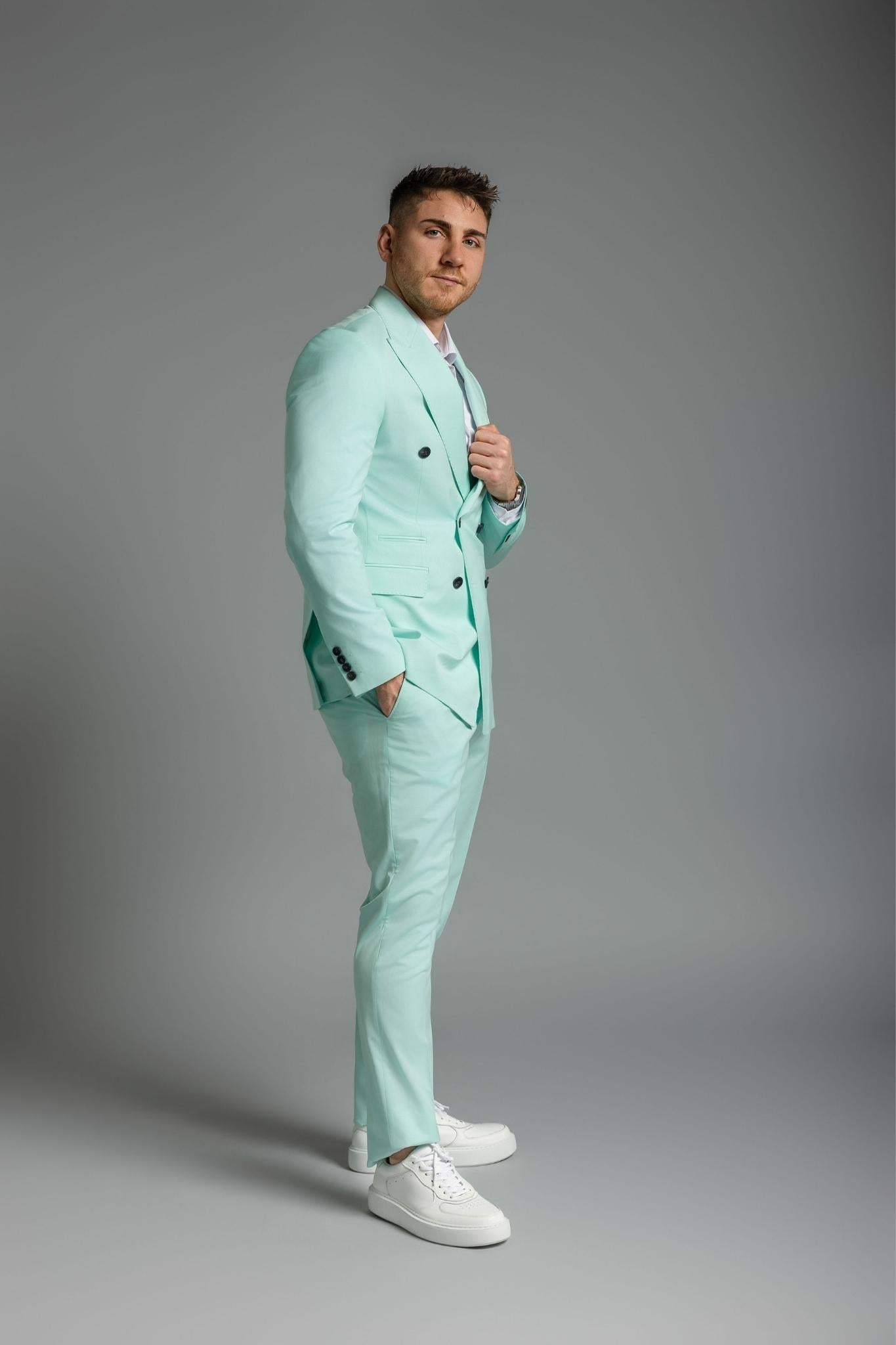 Business Suit türkis – | Bellino Moda