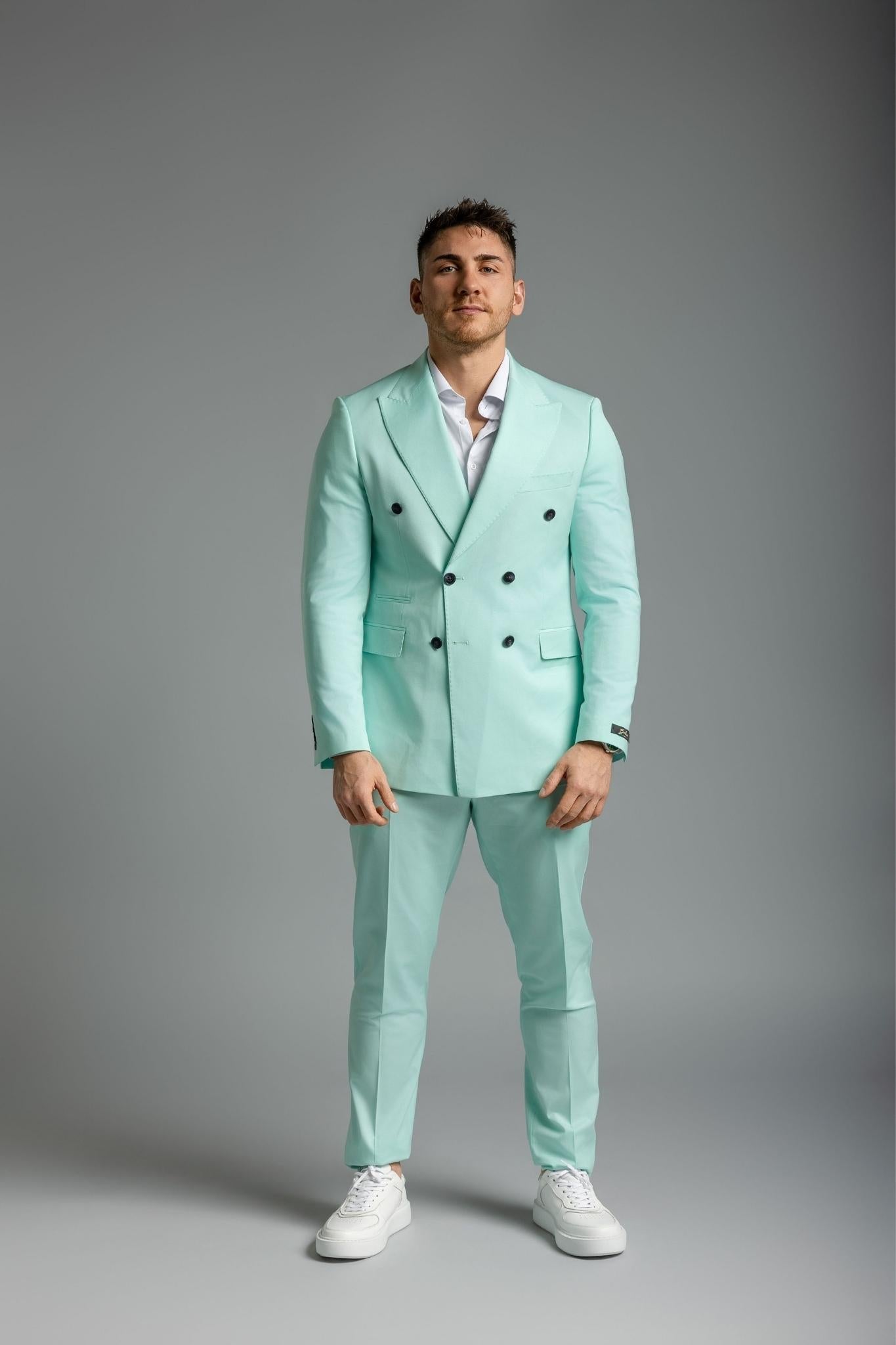 Business Suit türkis – | Bellino Moda