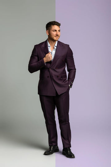 Business Suit violett – | Bellino Moda