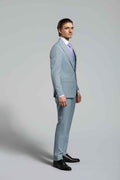 Eisblau Suit – | Bellino Moda
