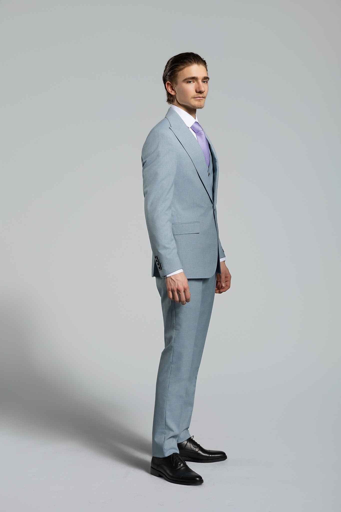 Eisblau Suit – | Bellino Moda