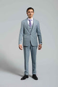 Eisblau Suit – | Bellino Moda