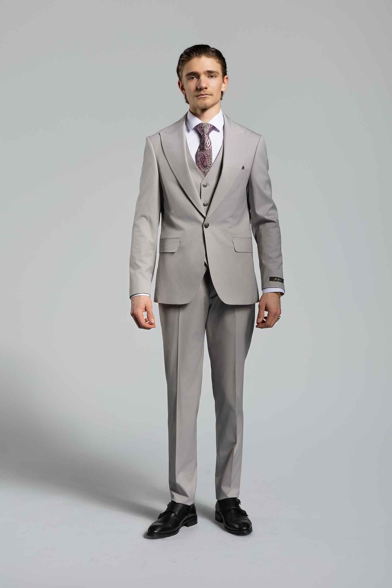 Grau Bussines Suit – | Bellino Moda