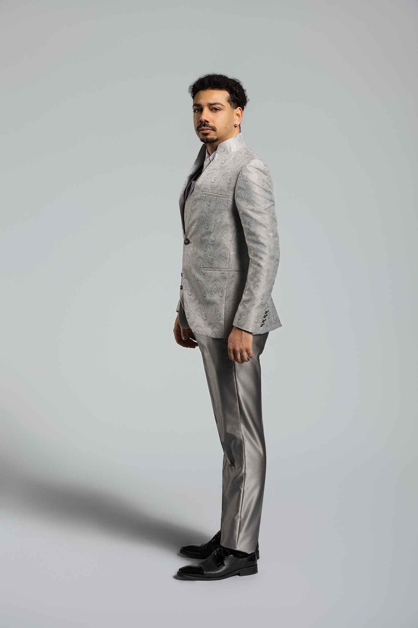 Grey Weeding Suit – | Bellino Moda