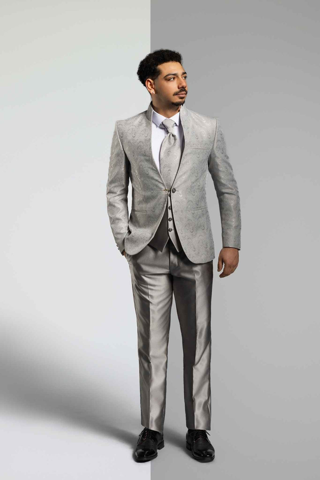Grey Weeding Suit – | Bellino Moda