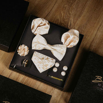 Imperial beige – Herren Accessoire Set – | Bellino Moda