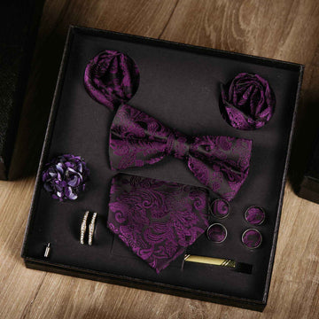 Imperial Violet – Herren Accessoire Set – | Bellino Moda