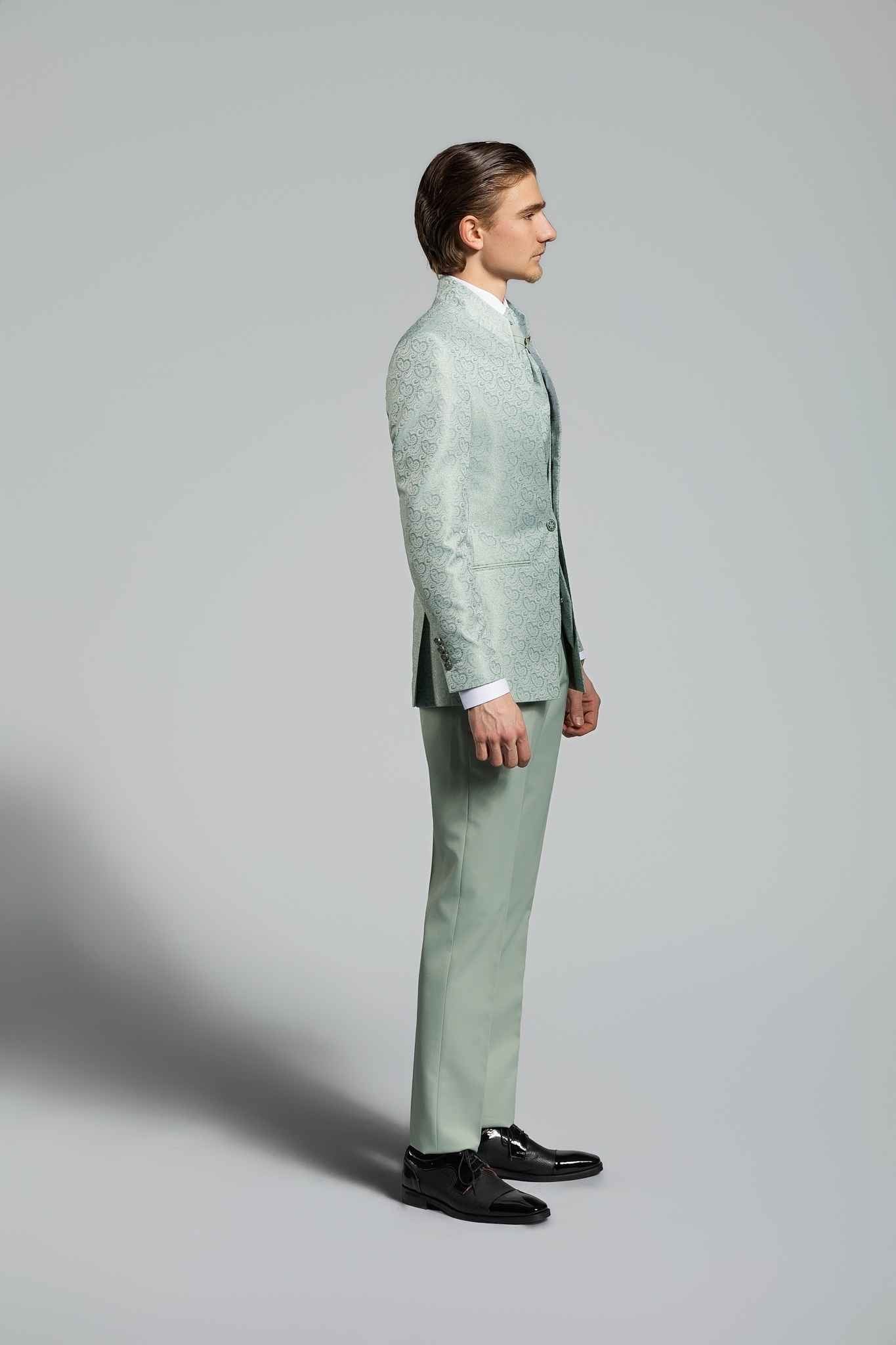 Pastelgrün Weeding Suit – | Bellino Moda