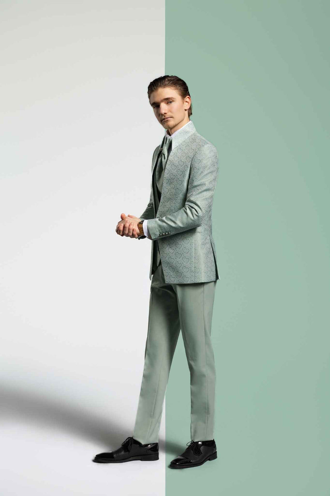 Pastelgrün Weeding Suit – | Bellino Moda