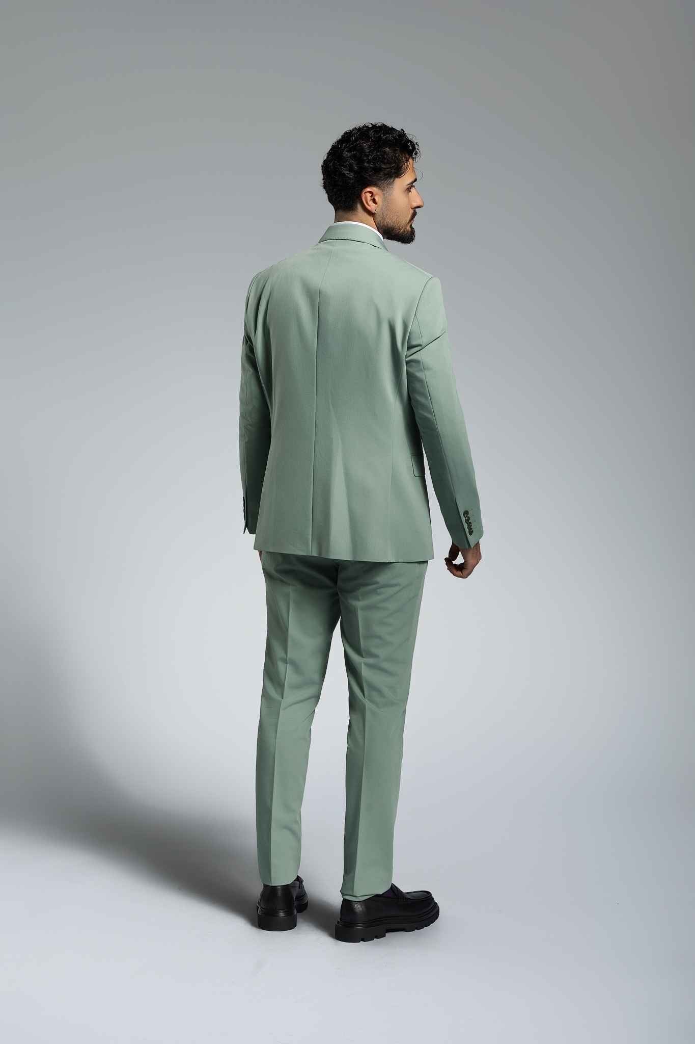Pastellgrün Suit – | Bellino Moda