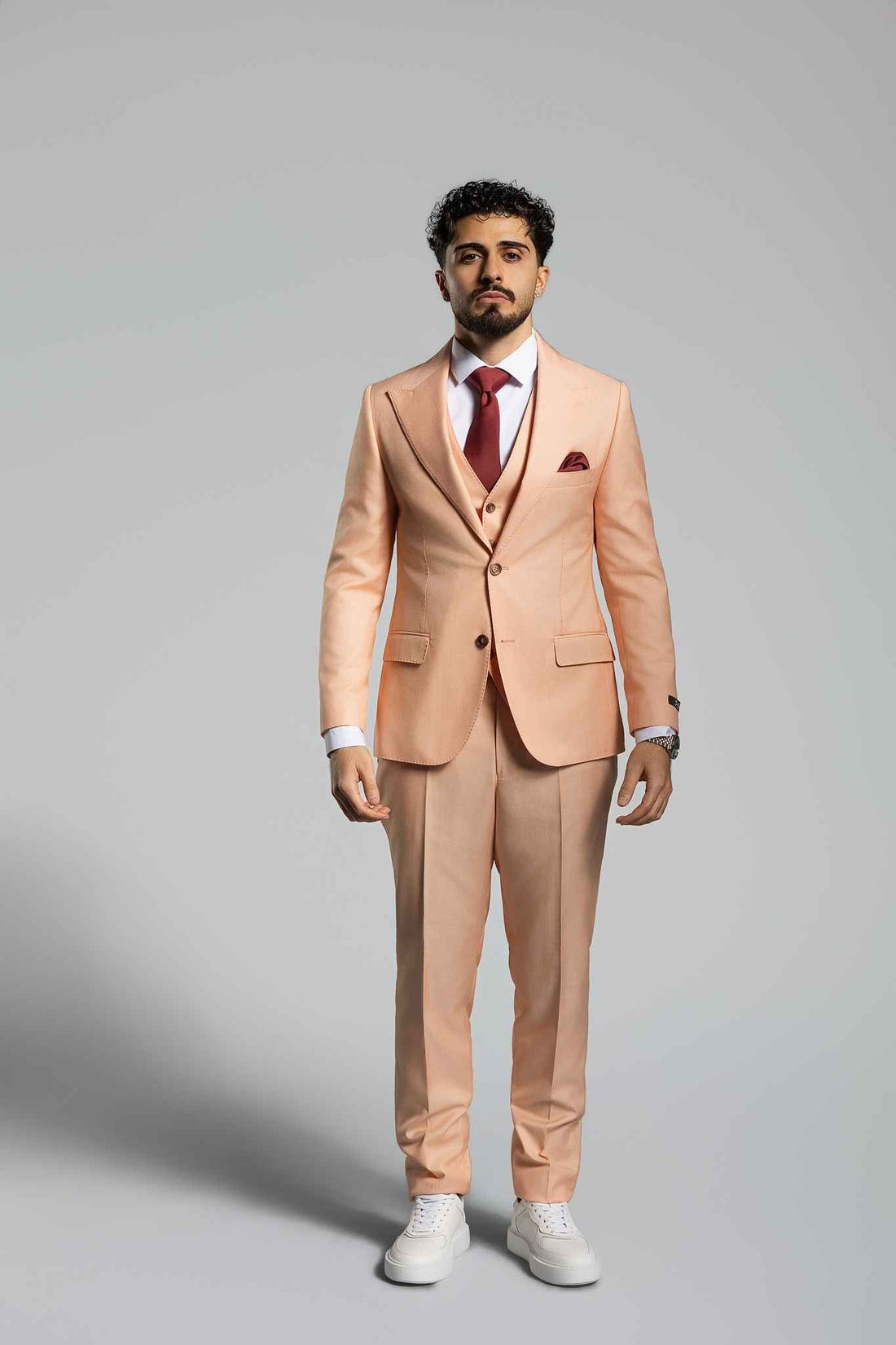Peach Bussines Suit – | Bellino Moda