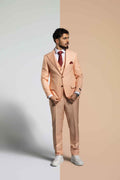 Peach Bussines Suit – | Bellino Moda