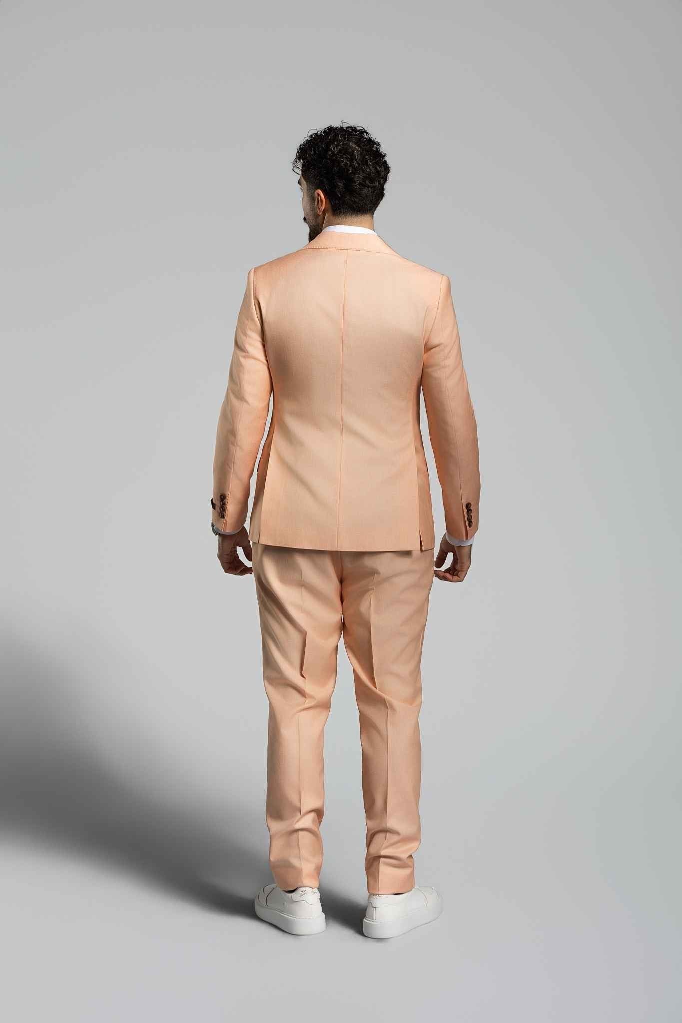 Peach Bussines Suit – | Bellino Moda