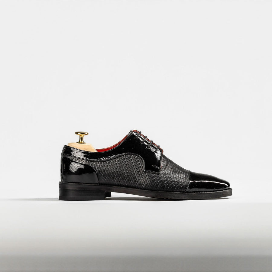schwarze Smoking Schuhe