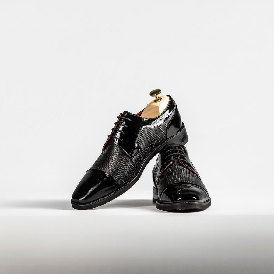 schwarze Smoking Schuhe