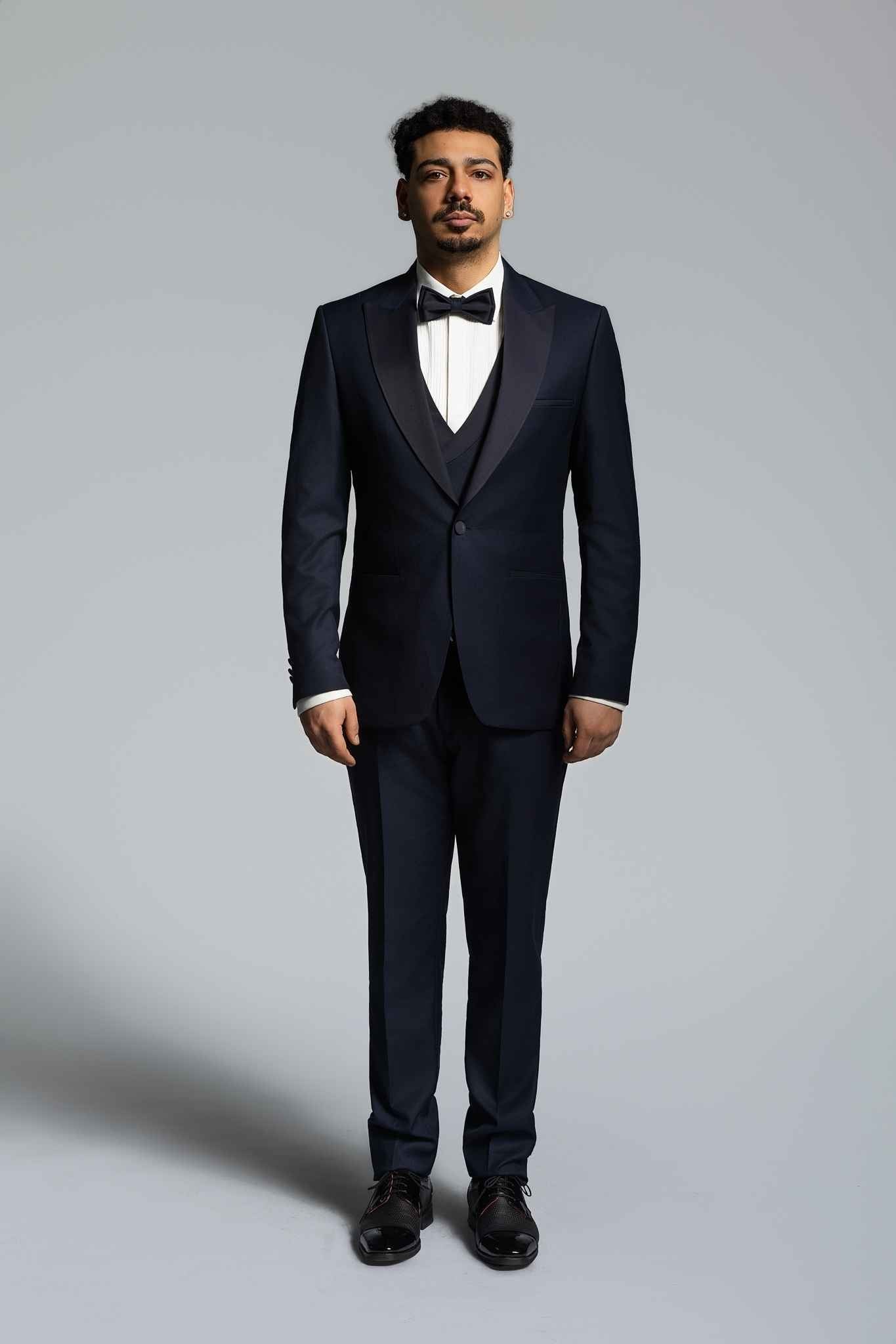 Smoking dunkelblau – | Bellino Moda