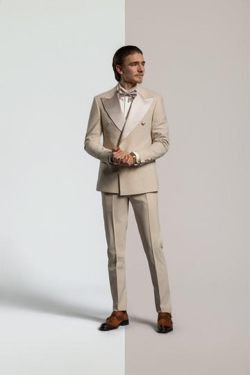 Smokinganzug Nilso beige – | Bellino Moda