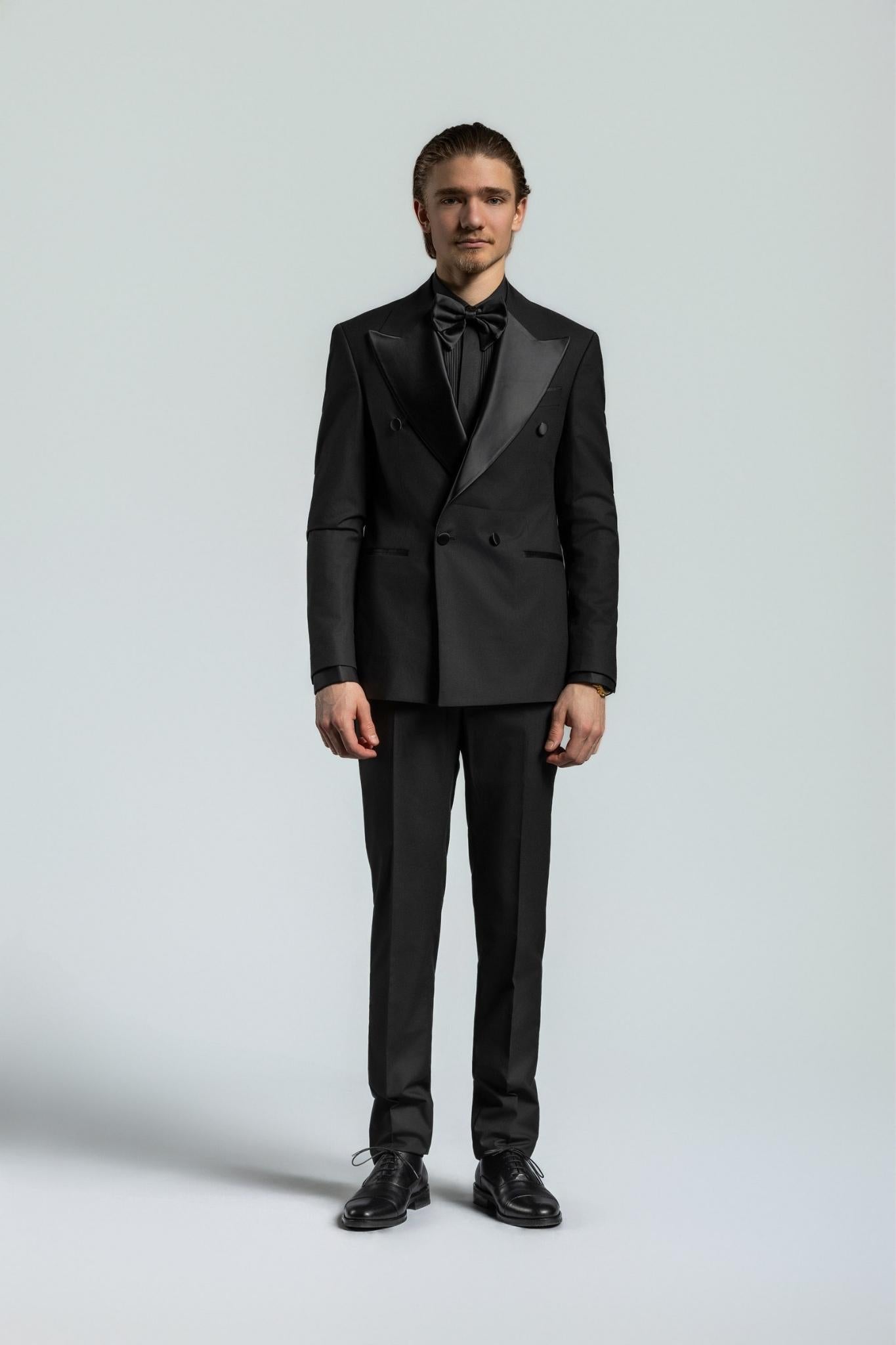 Smokinganzug Nilso black – | Bellino Moda