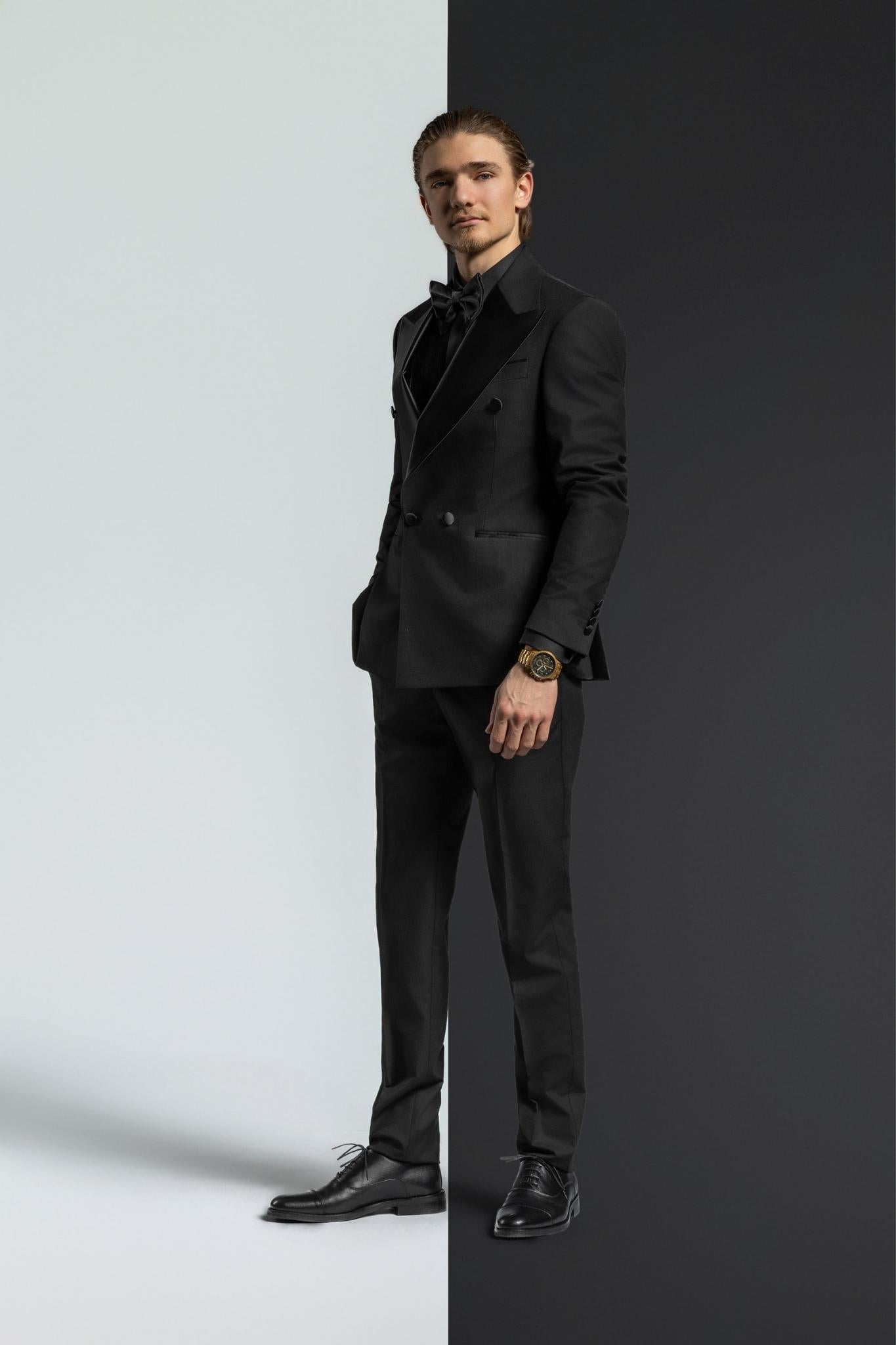 Smokinganzug Nilso black – | Bellino Moda