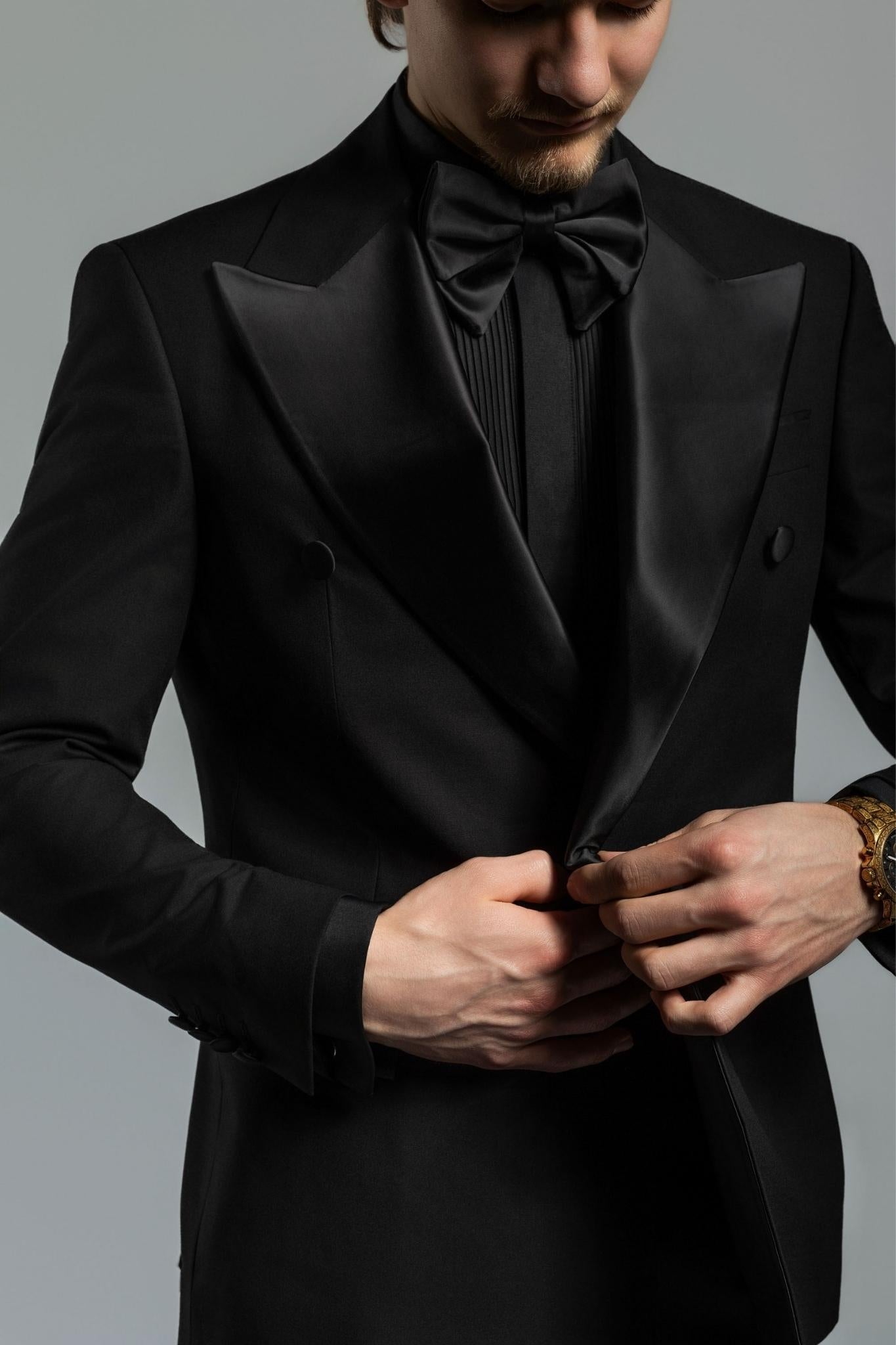 Smokinganzug Nilso black – | Bellino Moda