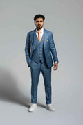 Türkisblau Business Suit – | Bellino Moda