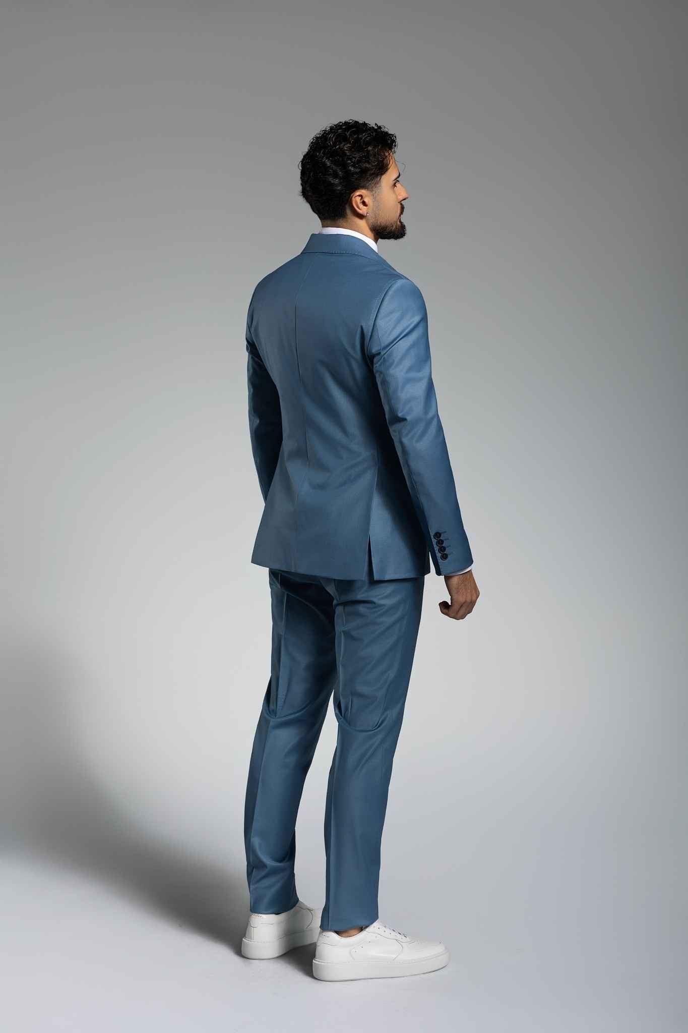 Türkisblau Business Suit – | Bellino Moda