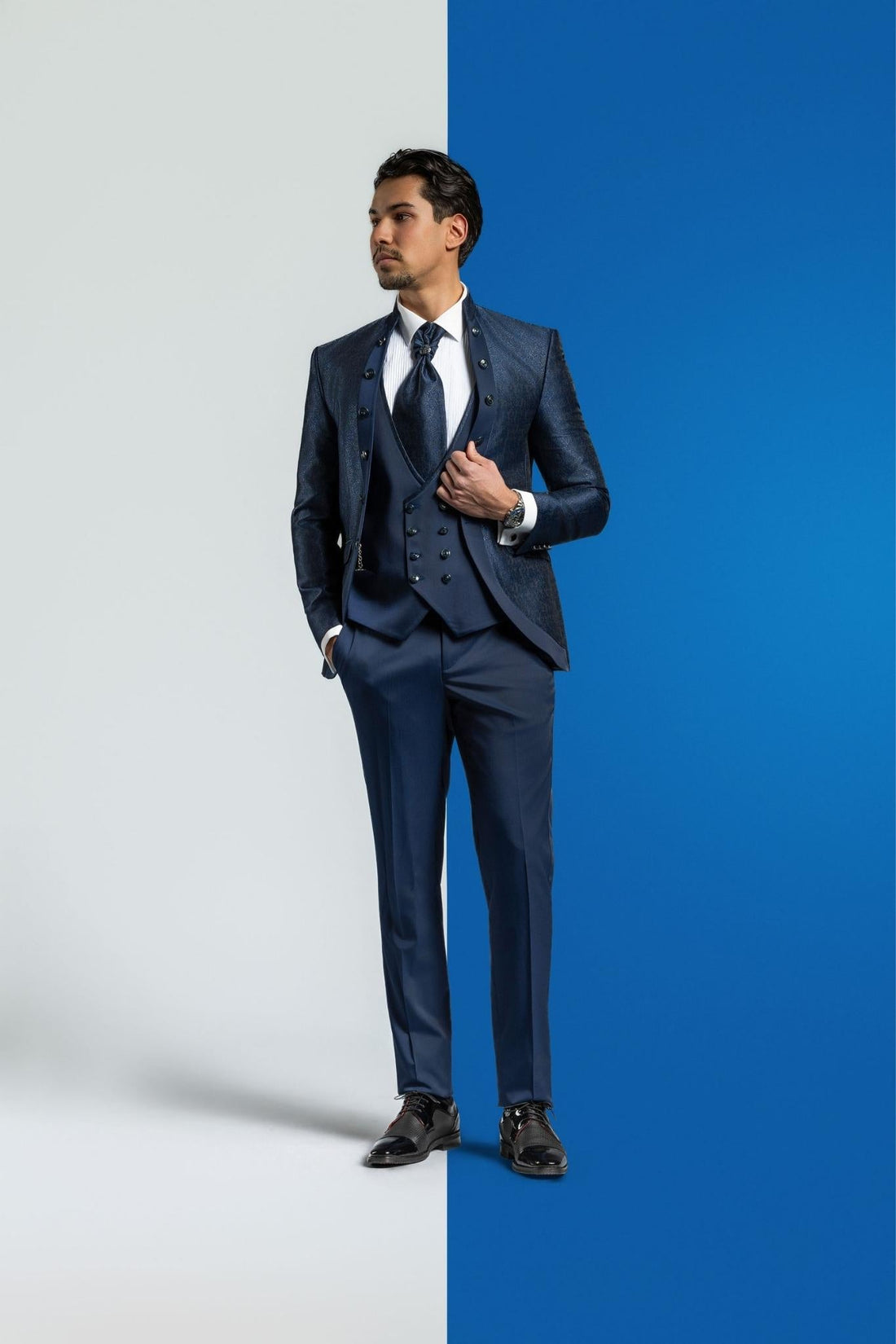 Wedding Smokinganzug blau – | Bellino Moda