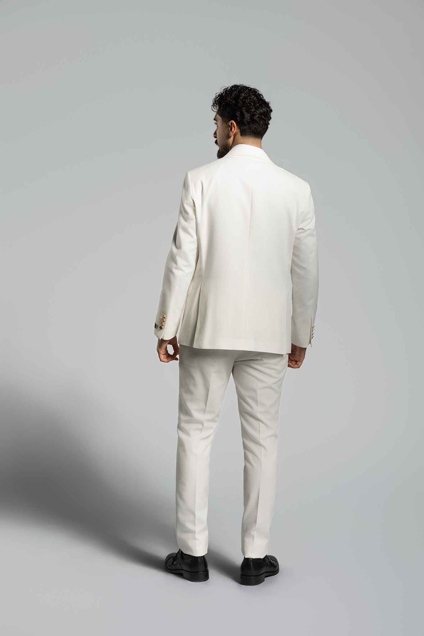 Weiss Business Suit – | Bellino Moda