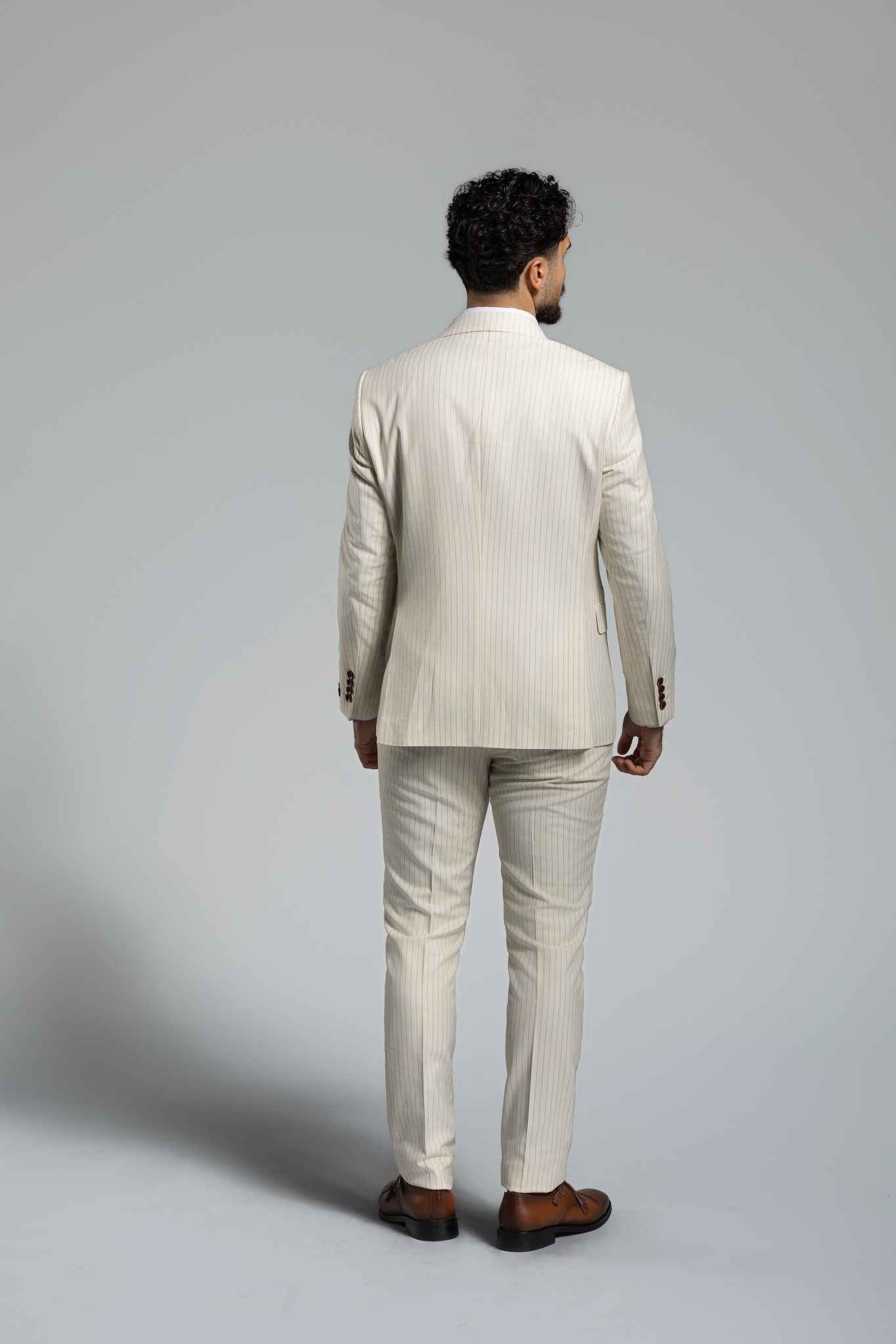 Weiss Bussines Suit – | Bellino Moda